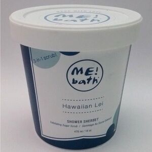 Me! Bath Hawaiian Lei Shower Sherbet 3 in 1 Scrub (NWT)